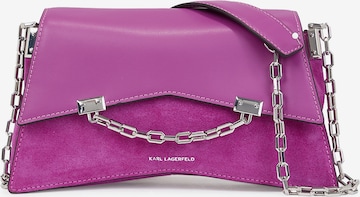 Karl Lagerfeld Schoudertas 'Seven 2.0' in Lila: voorkant