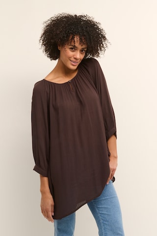 Kaffe Tunic 'Amber' in Brown: front