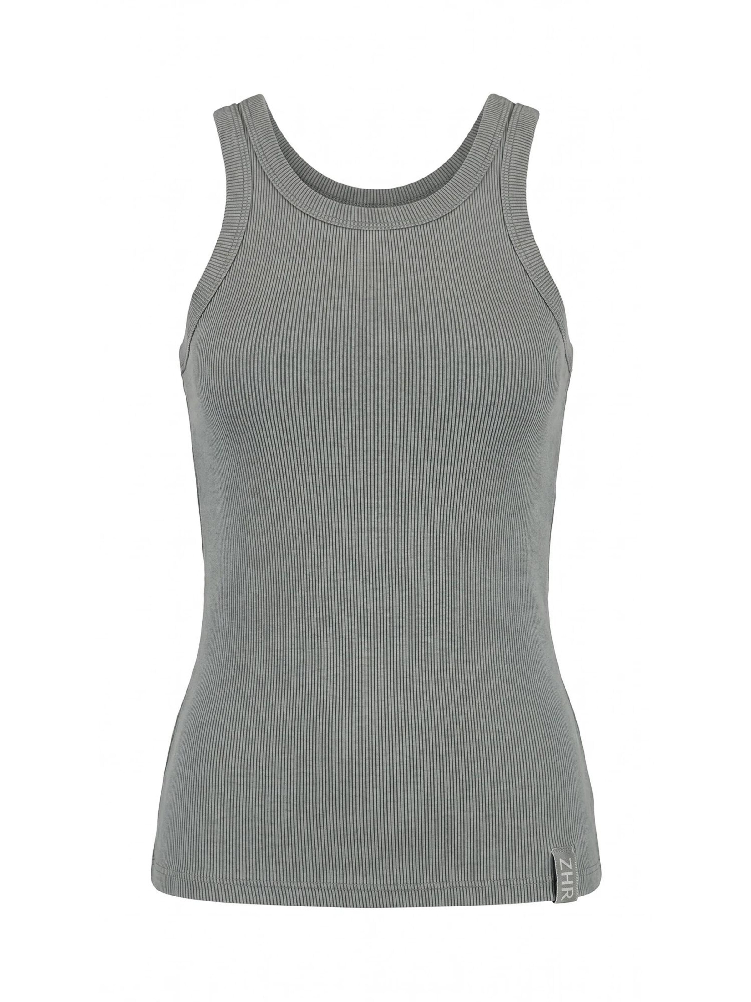 Zhrill Shirt 'ZHARIA' in Grey: front