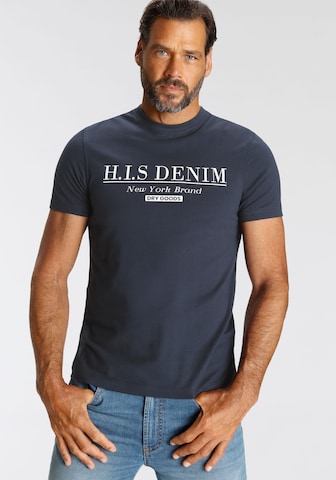 H.I.S Shirt in Blue: front