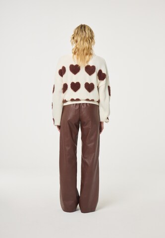 Wide Leg Pantalon Fabienne Chapot en marron