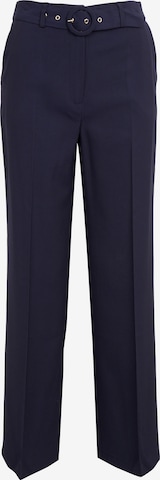 Orsay Wide leg Pleated Pants in Blue: front