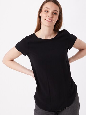 T-shirt 'Becca' VERO MODA en noir : devant