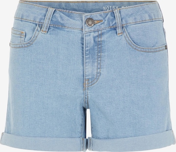 Noisy may Slimfit Jeans in Blauw: voorkant