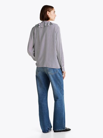 TOMMY HILFIGER Bluse in Schwarz