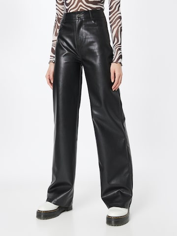 Wide Leg Pantalon Misspap en noir : devant