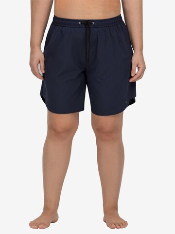 SHEEGO Board Shorts in Blue: front