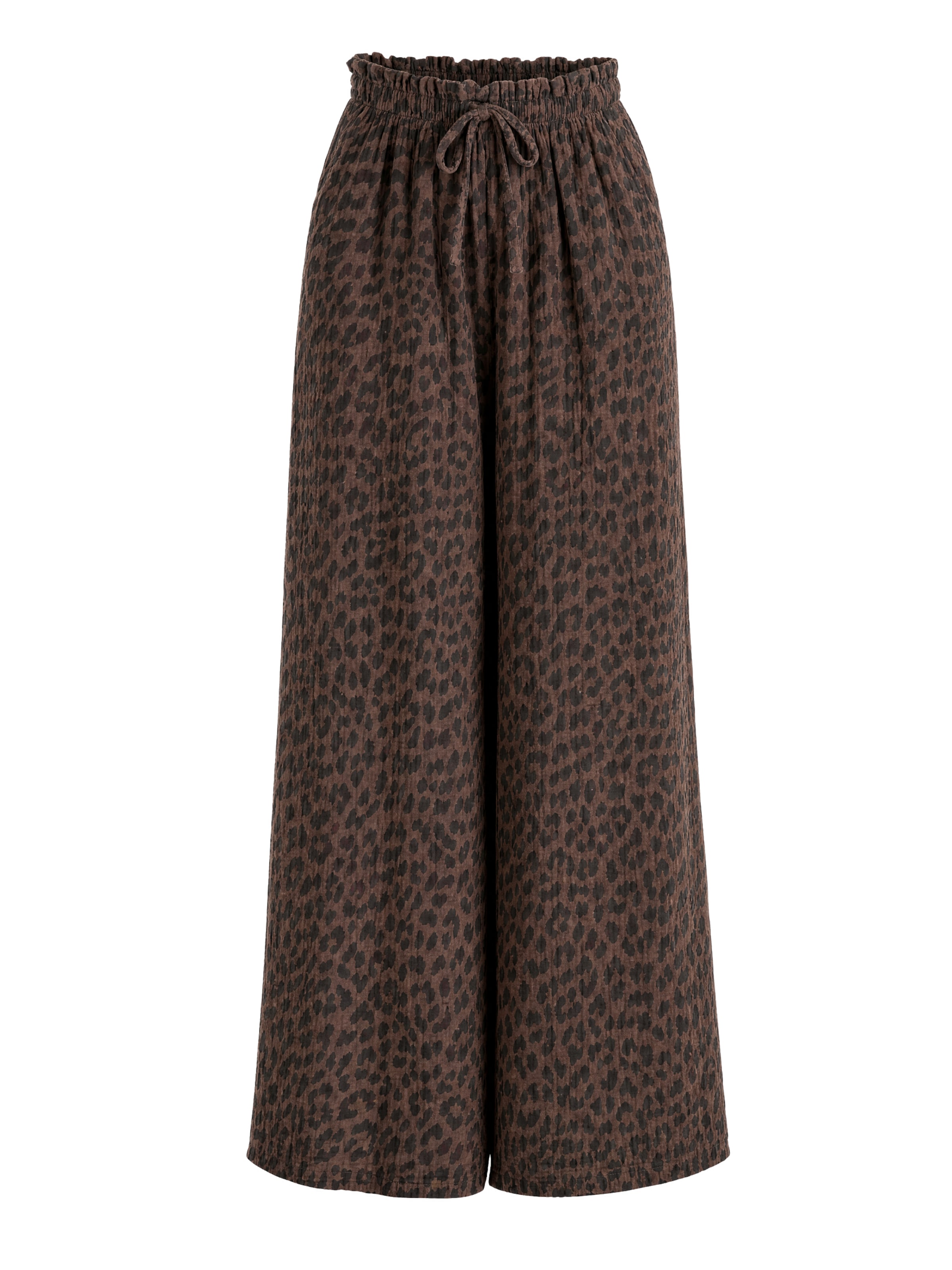 Seasons of April Trousers in Brown: front