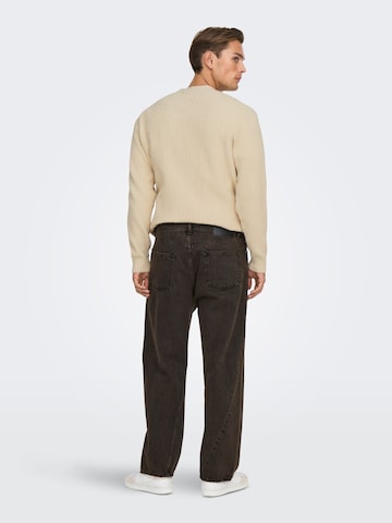 Only & Sons - regular Vaquero 'ONSFade' en marrón
