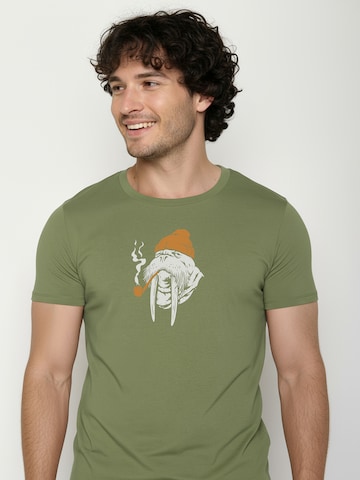 Maglietta ' Guide Smokey Walrus ' di GREENBOMB in verde