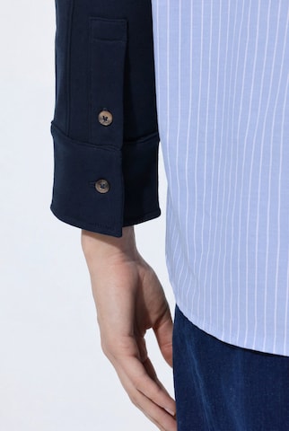 Ulla Popken Sweat jacket in Blue