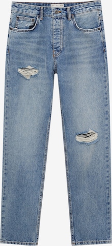 Pull&Bear Regular Jeans in Blue: front