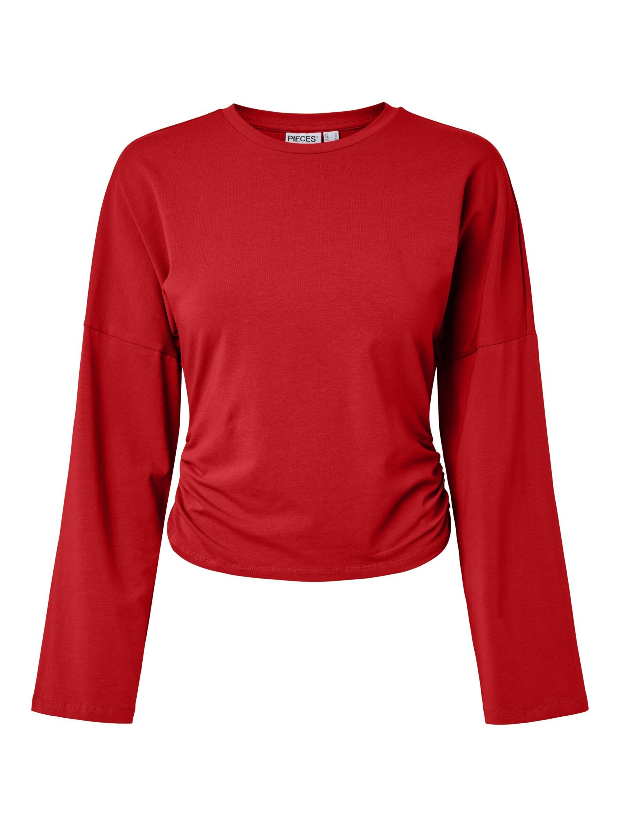 PIECES Shirt 'PCAlli' in XS in Red, Item view