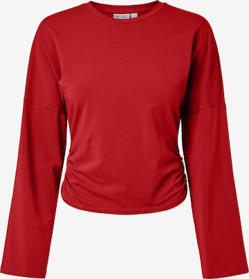 PIECES Shirt 'PCAlli' in Rot: Vorderseite