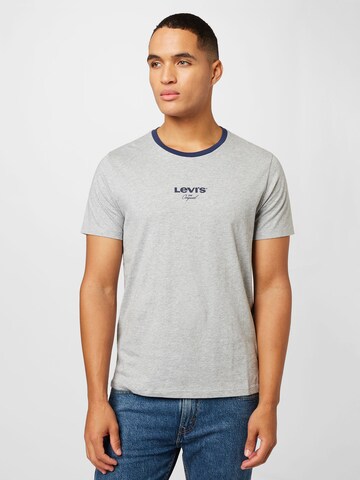 LEVI'S ® Regular Shirt 'Graphic Crewneck Tee' in Grau: predná strana