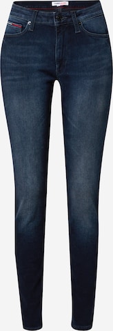 Tommy Jeans Skinny Džíny 'Sylvia' – modrá: přední strana