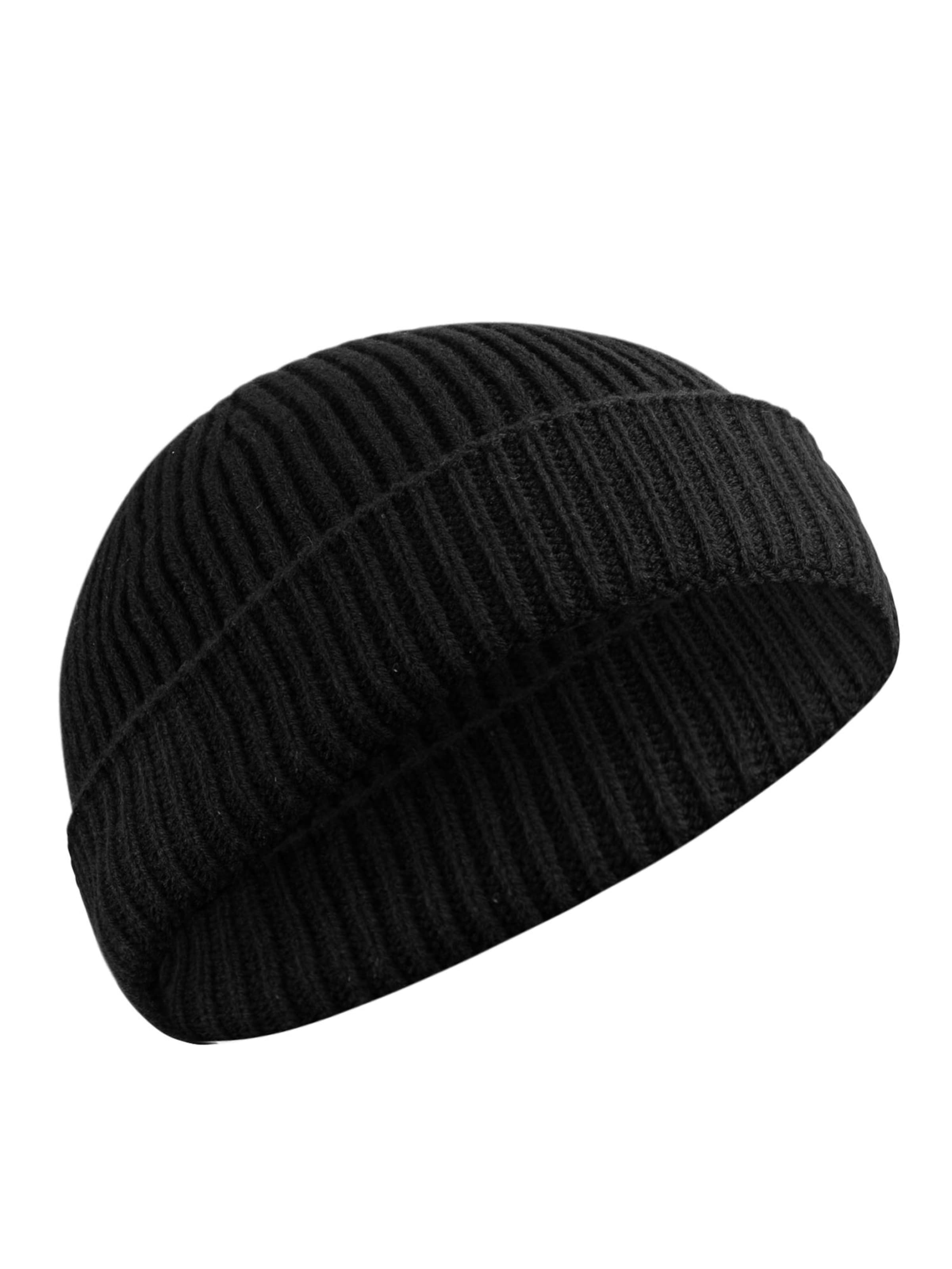 Manufaktur13 Beanie 'Fishermans' in Black