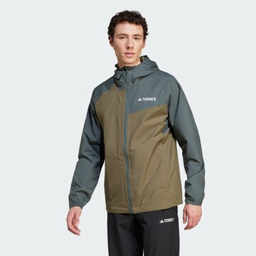 Veste outdoor 'Multi 2' ADIDAS TERREX en vert : devant