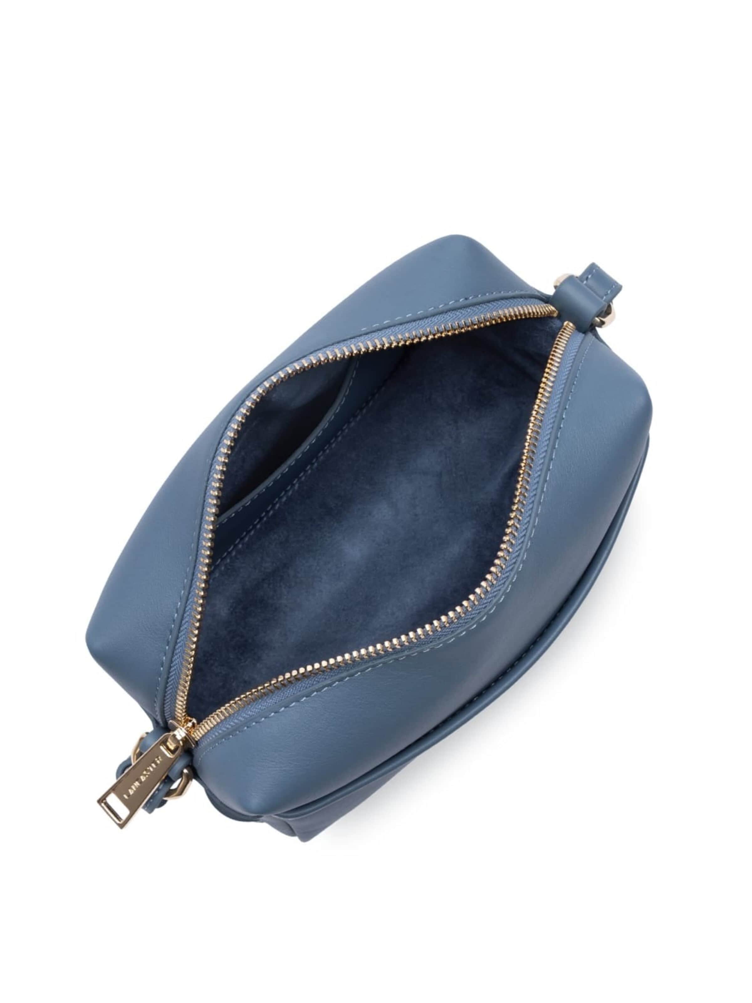 Sacs à main 'Lancaster Sac trotteur Zippé Donna Cube Bleu Jeans' LANCASTER Paris en bleu