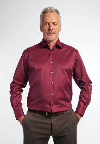 ETERNA Regular fit Button Up Shirt in Purple: front