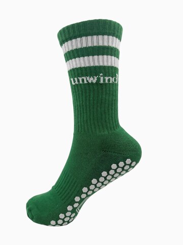 unwind. Sportsocken‌‌‌‌‌‌‌ in Grün: Vorderseite