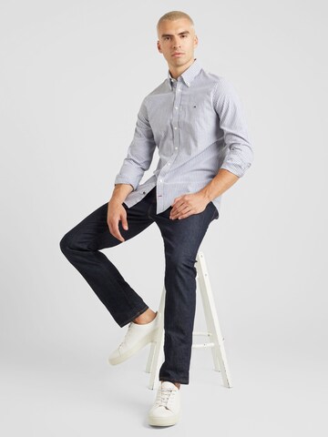 TOMMY HILFIGER Slim Fit Hemd in Blau