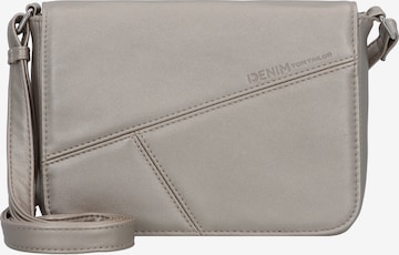 TOM TAILOR DENIM Schoudertas 'Milla' in Grijs: voorkant