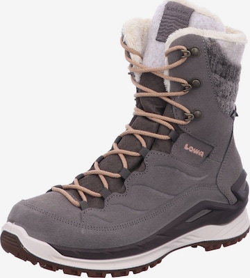 LOWA Snowboots 'Schnürstiefel Damen 420417 9514 Echtleder in beige' in Beige: Vorderseite