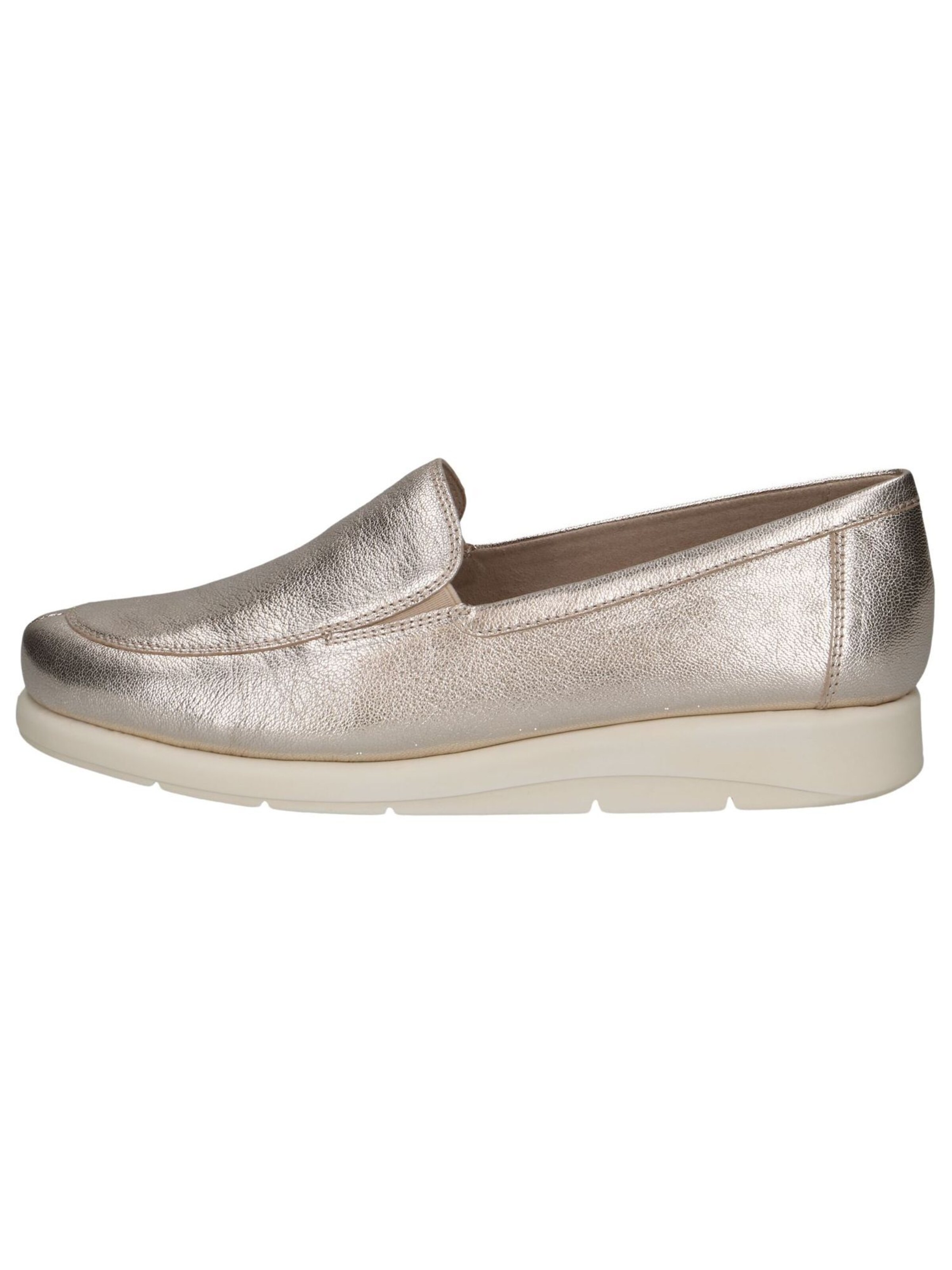 CAPRICE Classic Flats in Silver