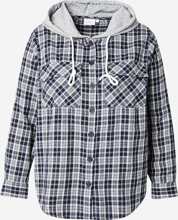 mėlyna ONLY Carmakoma Demisezoninė striukė 'CARSLOPE': priekis