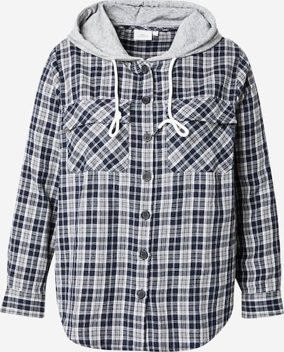 Demisezoninė striukė 'CARSLOPE' iš ONLY Carmakoma, spalva – nakties mėlyna / pilka / balta, Prekių apžvalga