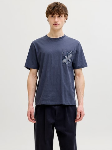 JACK & JONES Bluser & t-shirts 'JORMONTAUK' i blå: forside