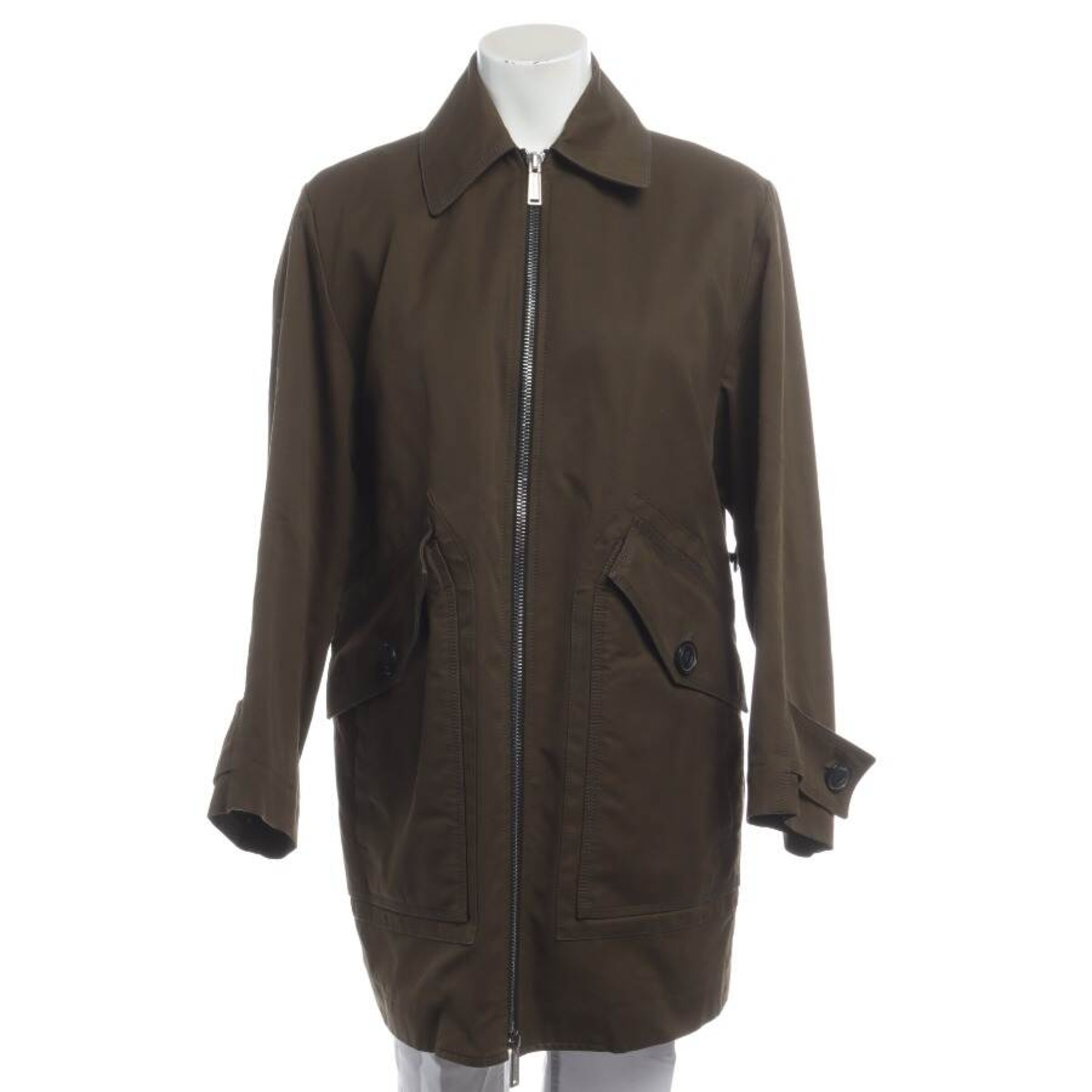 DSQUARED2 Übergangsjacke XXS in Grün: Vorderseite