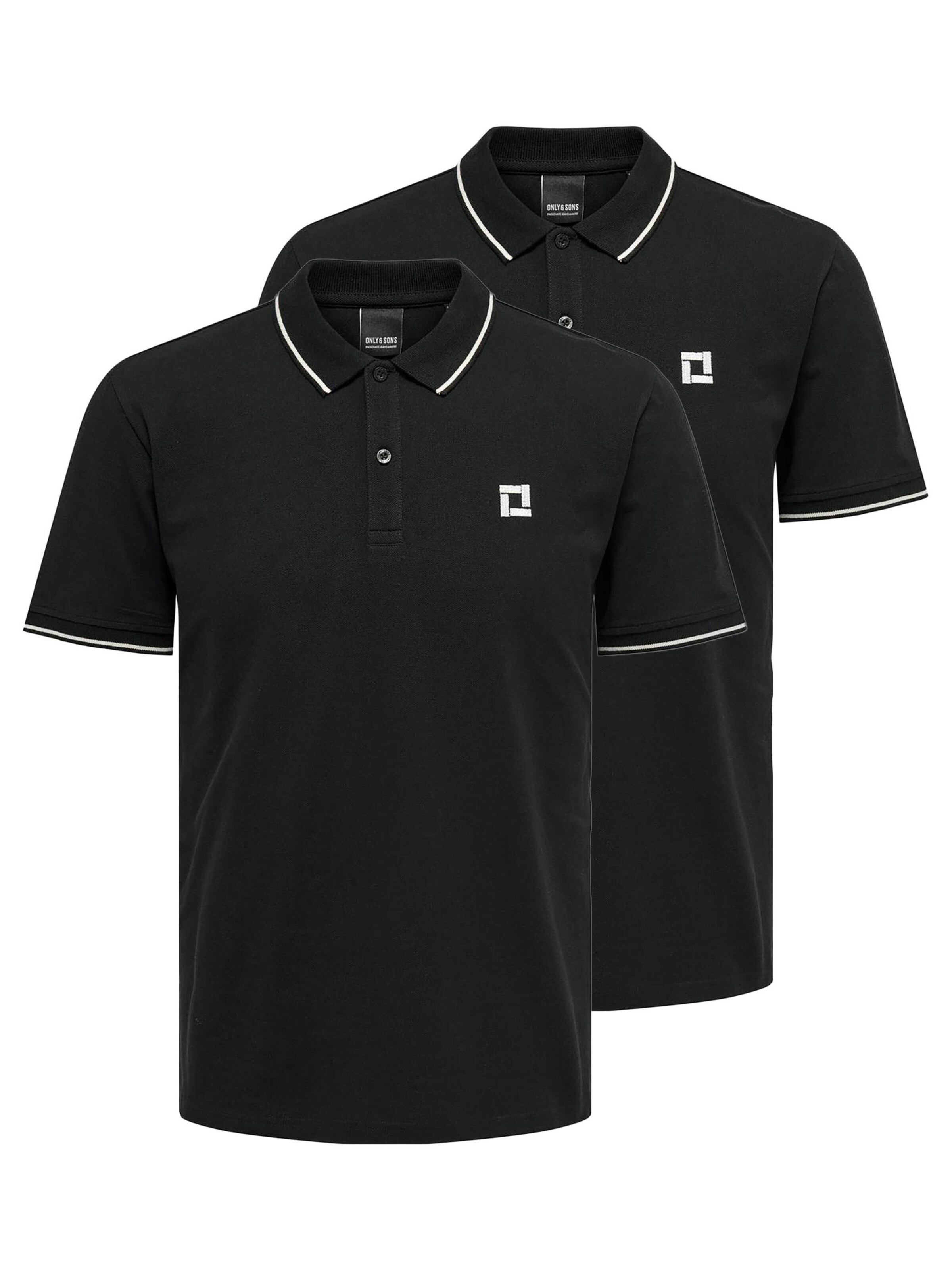 Only & Sons Shirt 'Onsefletcher'‌‌‌ in Schwarz: Vorderseite