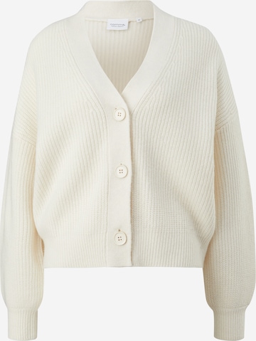 Cardigan comma casual identity en beige : devant