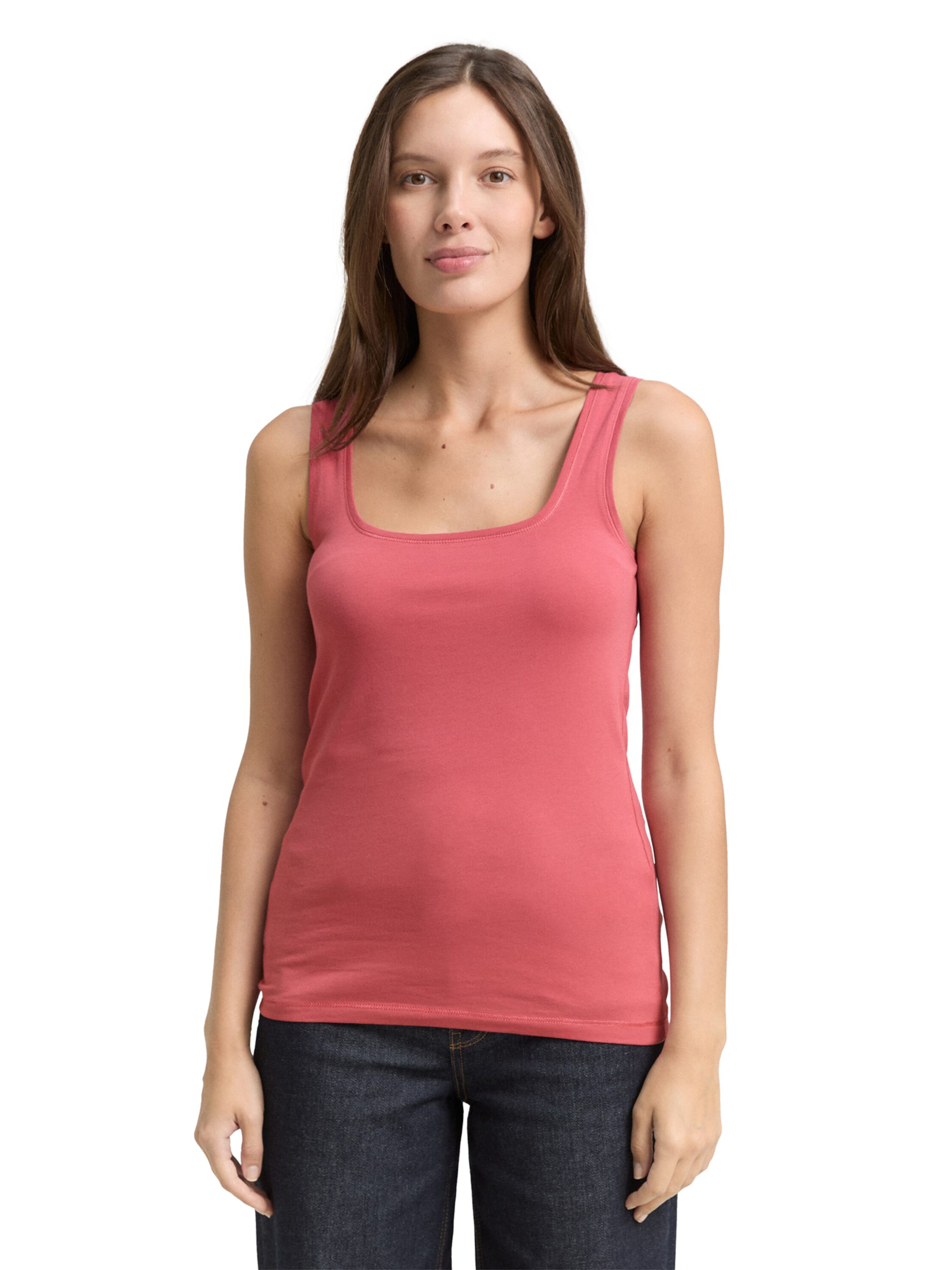 Haut TOM TAILOR en rouge : devant