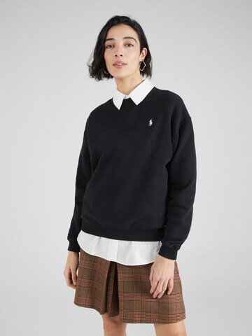 Sweat-shirt Polo Ralph Lauren en noir : devant