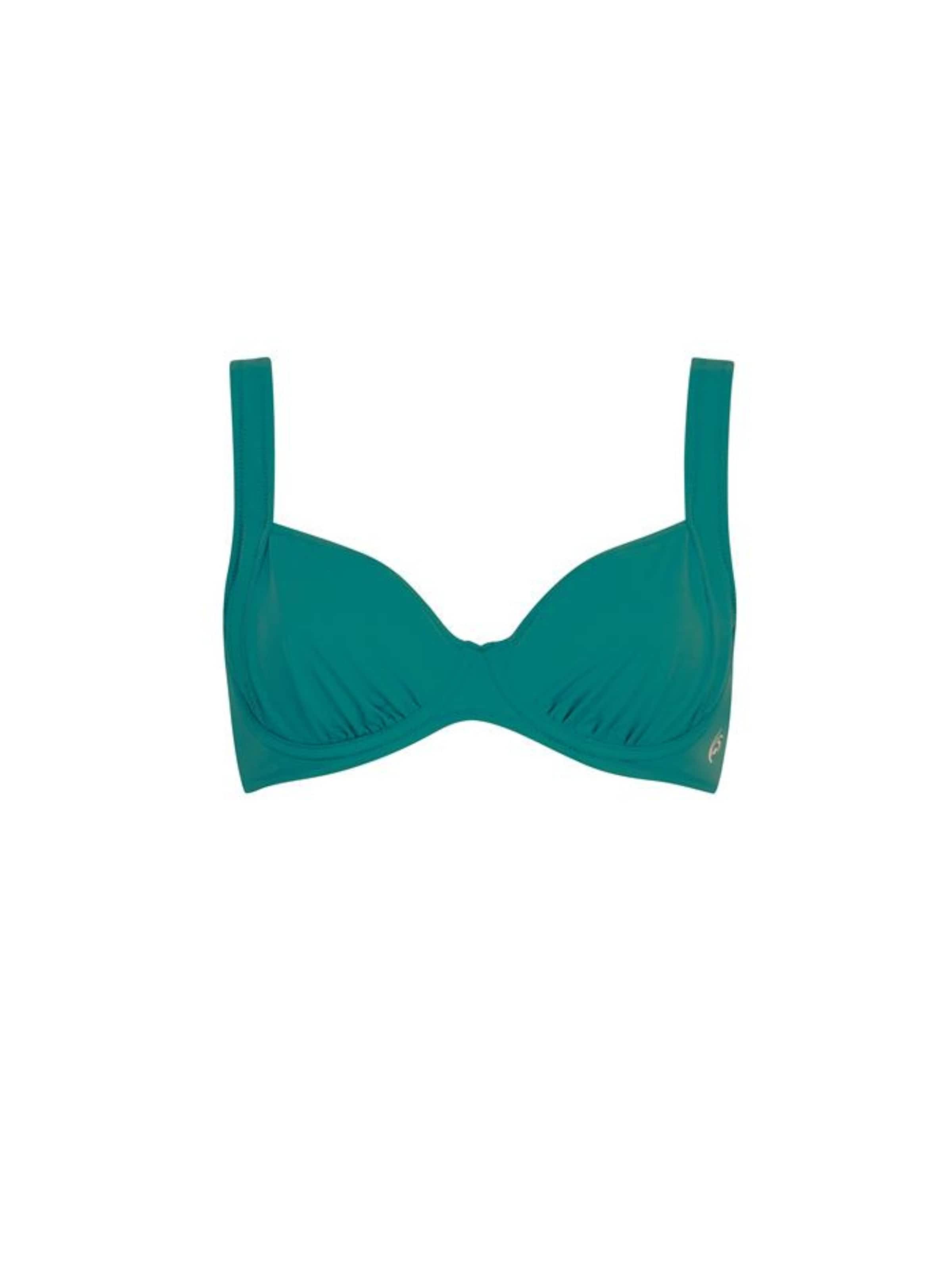 OLYMPIA Klassiek Bikinitop in Groen: voorkant