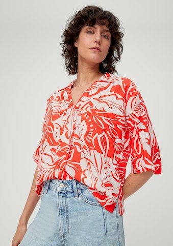 Chemisier s.Oliver en rouge : devant