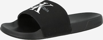 Calvin Klein Mules 'ESS' in Black: front