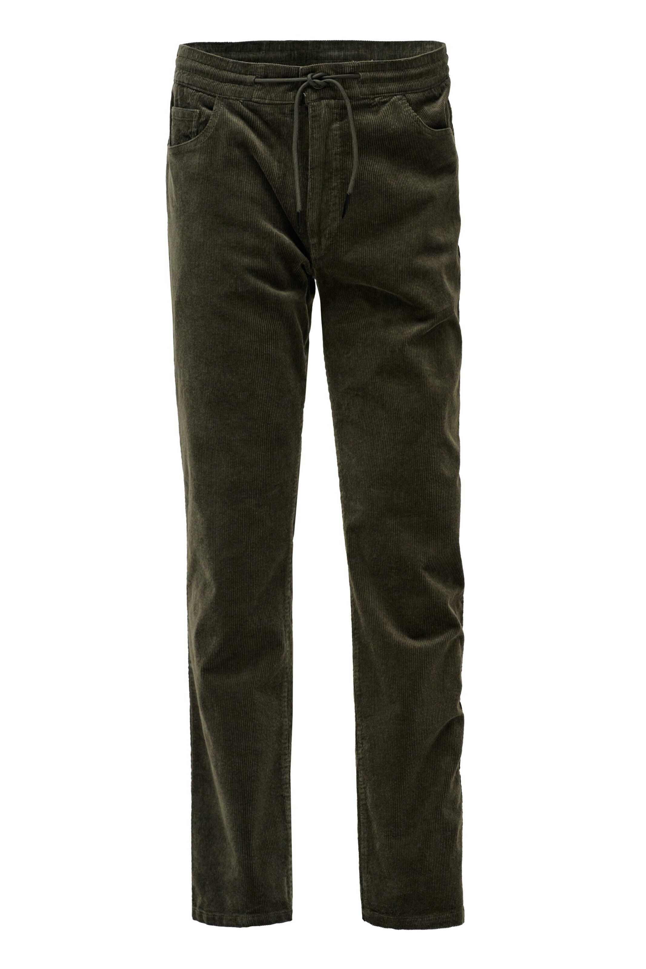 Salsa Jeans Regular Chino in Groen: voorkant