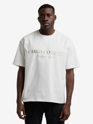 T-Shirt 'De Caminada' Carlo Colucci en blanc : devant