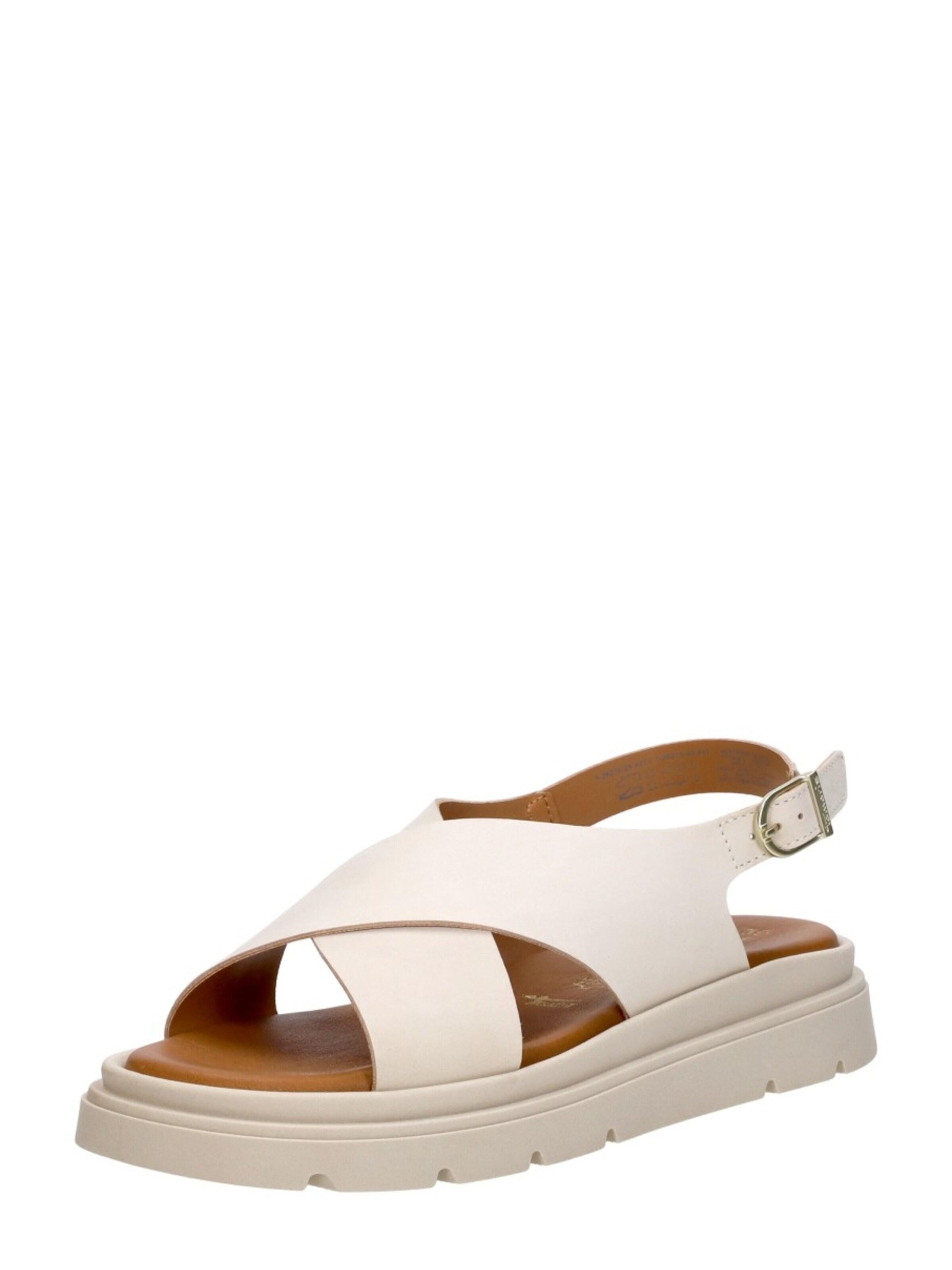 Sandales 'Sandalen Plat' Tamaris en blanc
