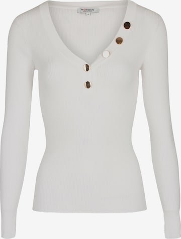 Pullover 'MBANBI' di Morgan in bianco: frontale