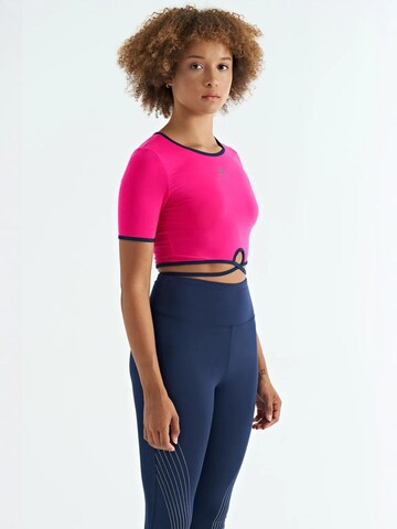 T-shirt fonctionnel Tommy Life en rose