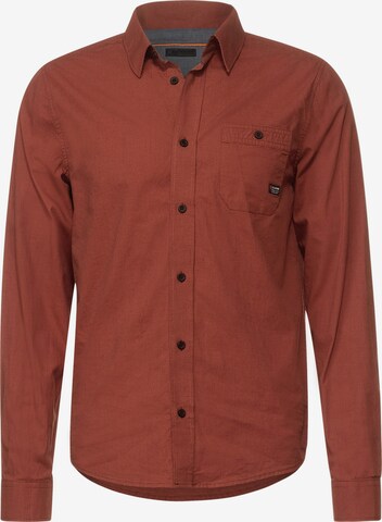 Street One MEN Regular fit Button Up Shirt in Red: front