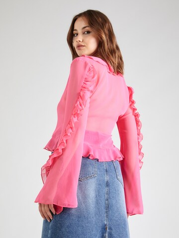 ABOUT YOU x Emili Sindlev Bluse 'Doro' in Pink