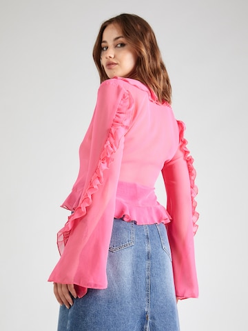 ABOUT YOU x Emili Sindlev Bluse 'Doro' in Pink