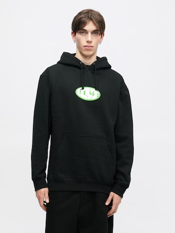 juoda HUF Megztinis be užsegimo: priekis