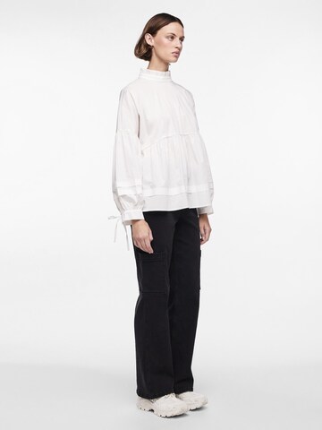 PIECES Bluse 'PCDula' in Weiß